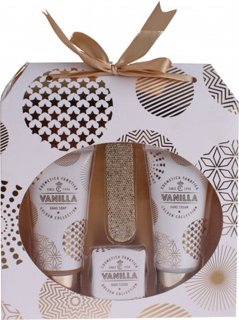 cadeuaset Golden Collection 120 ml vanille
