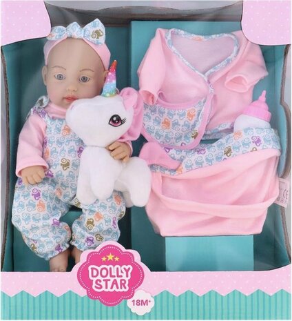 Dolly Star pop met knuffel