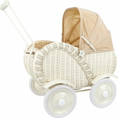 Houten poppenwagen Caroline