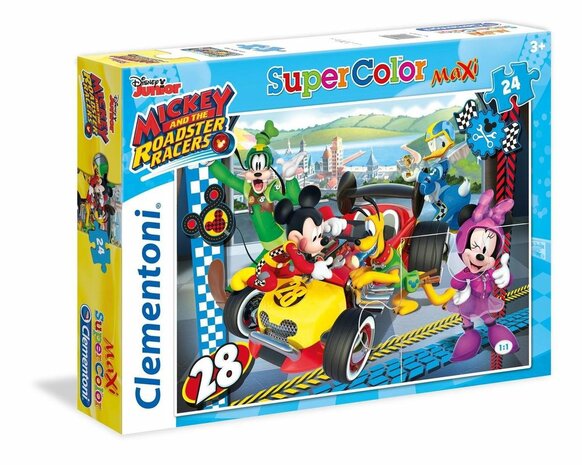 Clementoni Legpuzzel Maxi Mickey And The Roadsters 24 Stukjes