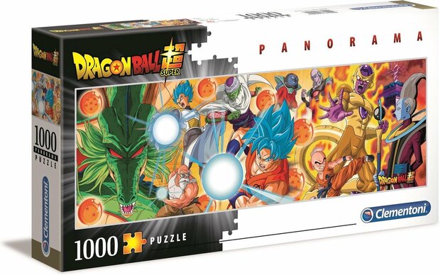 Clementoni - Panorama High Quality Collectie puzzel - Dragon Ball - 1000 stukjes, puzzel volwassenen