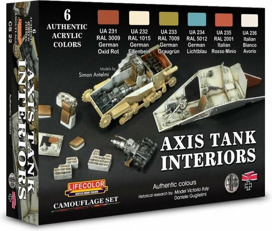 Lifecolor CS22 Axis Tank Interiors + 6 pipetjes