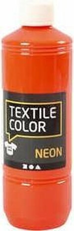 Textile Color, neon oranje, 500ml