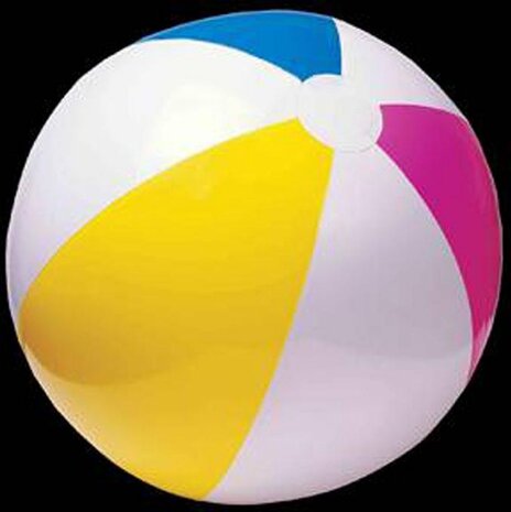 Opblaas strandbal, inflatables, party opblaasbal - 51 cm - 20 stuks