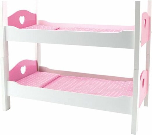 Poppenbed Stapelbed 54x29x43 cm