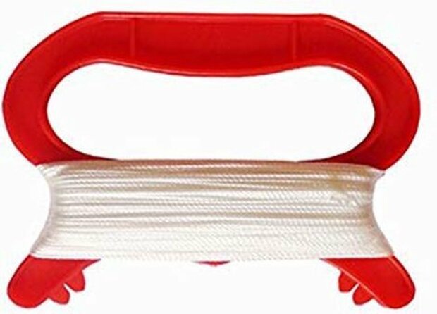 scarlet play | Eenlijnige stuntvlieger &quot;Rainbow I&quot; met lijn voor 30 m afstand; afmeting: ca. 60 x 120 cm; regenboogkleurige vlieger met gestreepte staart en kwastjes. Regenboog
