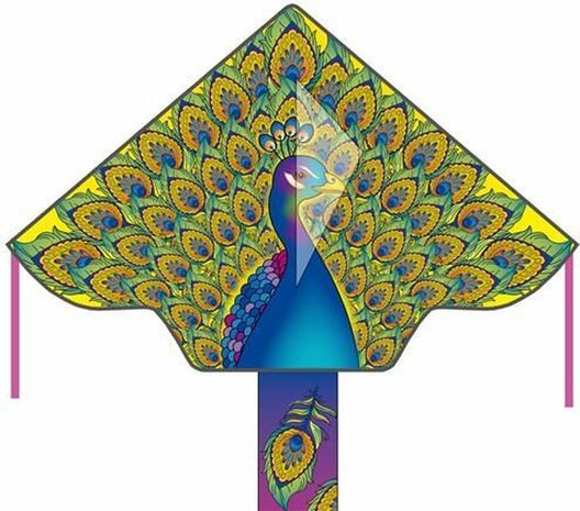 Hq Kites Vlieger Peacock Junior 120 Cm Polyester Groen 3-delig