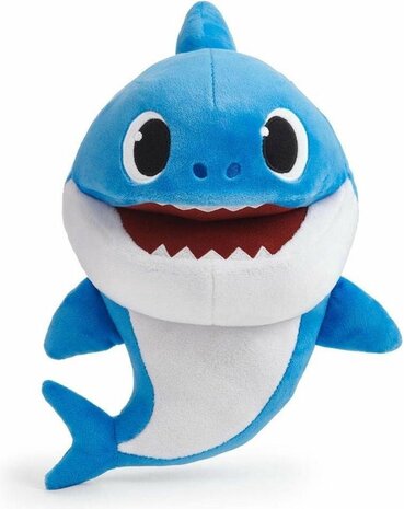 Handpop - Baby shark - Met geluid - 1 stuks - Willekeurig geleverd