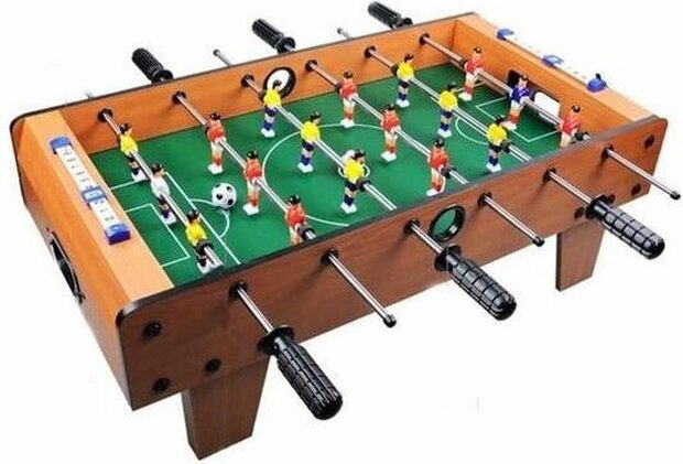 Mini Tafelvoetbal Spel Hout 70 cm
