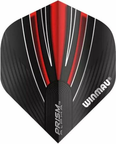 Winmau Prism Alpha Black &amp; Red