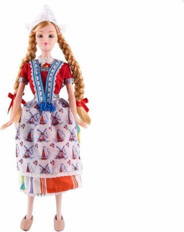 Barbiepop Sandy Handgemaakt in Hollandse Klederdracht
