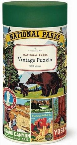 Cavallini &amp; Co vintage puzzel - National Parks