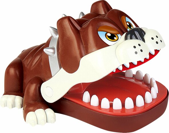 JollyPlay - Bijtende Hond Spel - Hond met Kiespijn - Hond Tandenspel - Drankspel - Lucky Dog