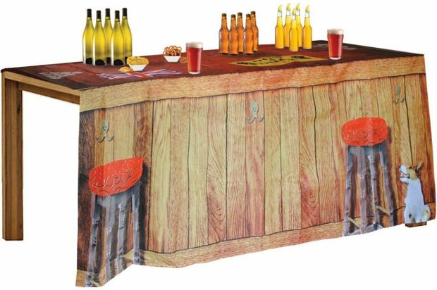 Pub Beerpong Tafelkleed &ndash; Zeil