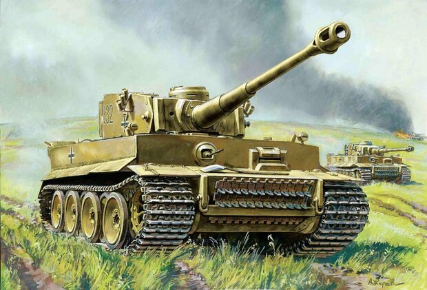 Zvezda - Tiger I Early (Kursk) (Zve3646)