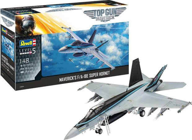 1:48 Revell 03864 Maverick&#039;s F/A-18E Super Hornet &lsquo;Top Gun: Maverick&rsquo; Plastic kit