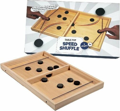 Speed Shuffle - Sling Puck - Snel Sjoelen - Sjoelen - Sjoelen met elastiek - Social Media