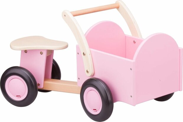 New Classic Toys - Bakfiets - Road Star - Roze - Zadelhoogte is 24 centimeter