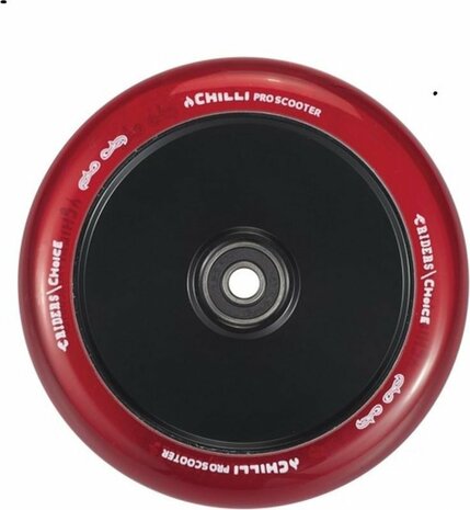 Chilli Pro Scooter Zero V2 Stuntstep Wiel - 120mm - Rood - 1 Stuk