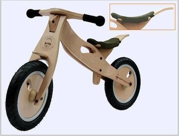 Houten loopfiets Happy Rider type Racer