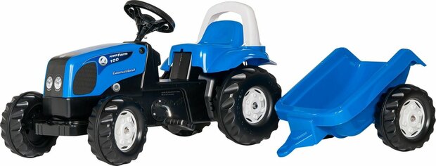Rolly Toys rollyKid Landini Power Farm - Traptractor met Aanhanger