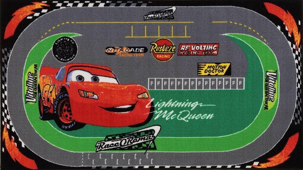Cars - Vloerkleed Racing 190x133 cm