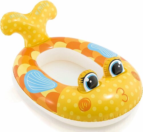 Intex Opblaasvoertuig Goudvis Junior 117 X 76 Cm Vinyl Oranje