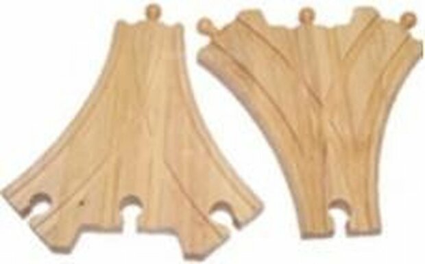 Mentari, Houten Rail 3 Splitsingen (set van 2)