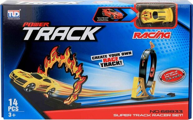 Jonotoys Lanceerbaan Power Track Racing Jongens 14-delig