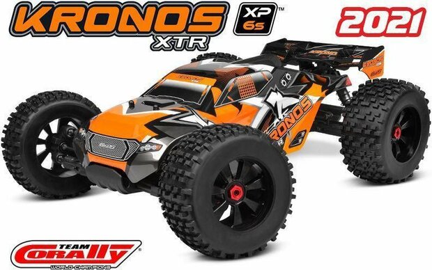 Team Corally - KRONOS XTR 6S - Model 2021 - 1/8 Monster Truck LWB - Roller Chassis