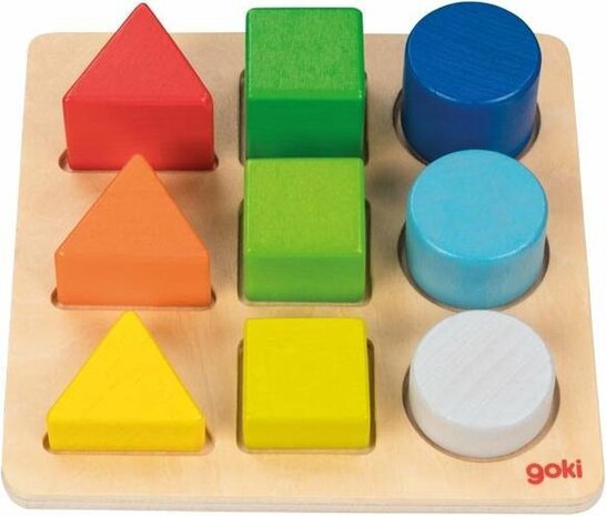 Goki Colour and shape assorting board