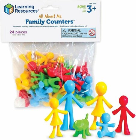 Familie Figuren (tellen en sorteren) 24 stuks