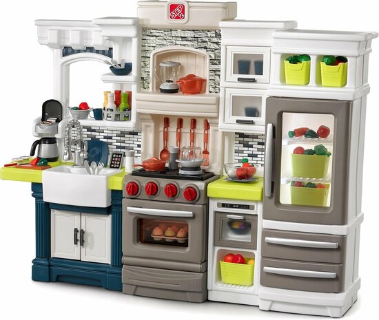 Step2 Speelkeuken Elegant Edge Kitchen 167 Cm 78-delig