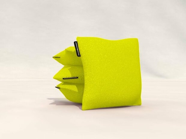 Offici&euml;le Cornhole Zakjes / Bags - Geel/Groen - 2x4 stuks